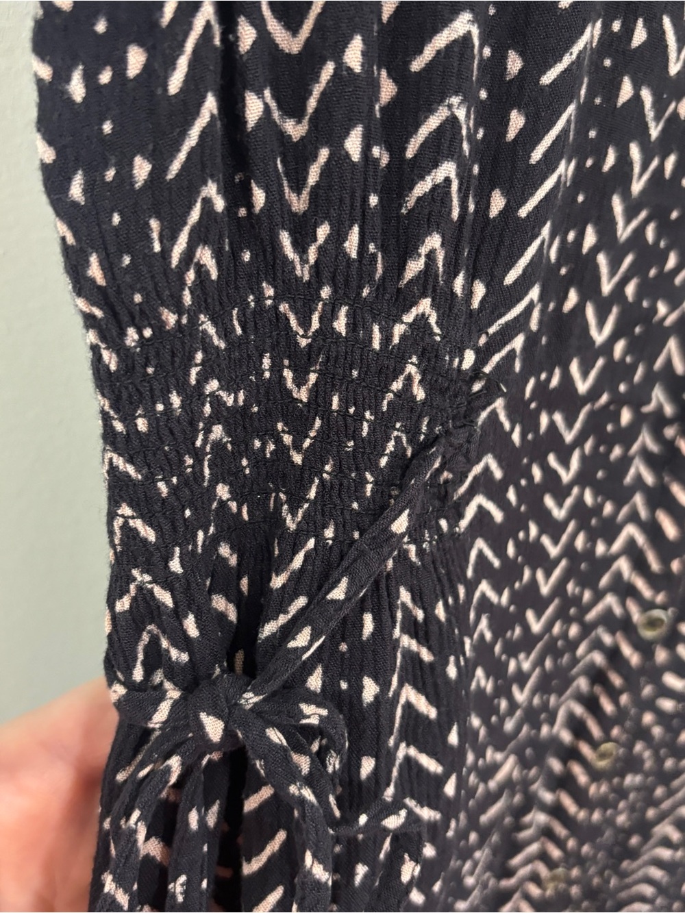 Billabong Desert Dreamers Black Midi Dress large - Picture 7 of 10